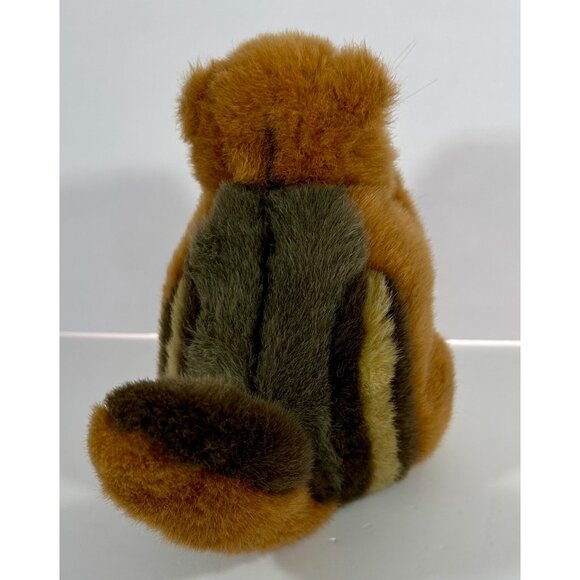 Chipmunk Plush Stuffed Animal Toy 9” Soft Furry Sound Prints Vintage Smithsonian - Picture 9 of 14